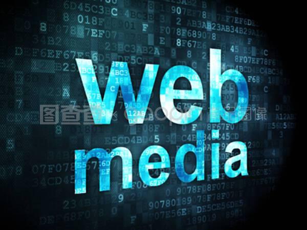 基于數(shù)字背景的seo網(wǎng)絡開發(fā)概念網(wǎng)絡媒體